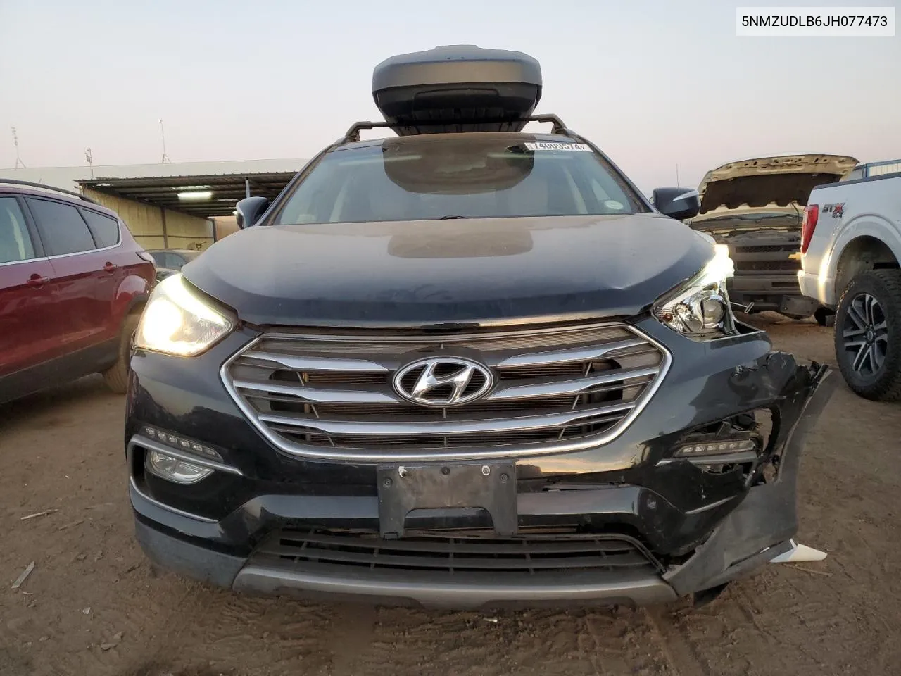 5NMZUDLB6JH077473 2018 Hyundai Santa Fe Sport