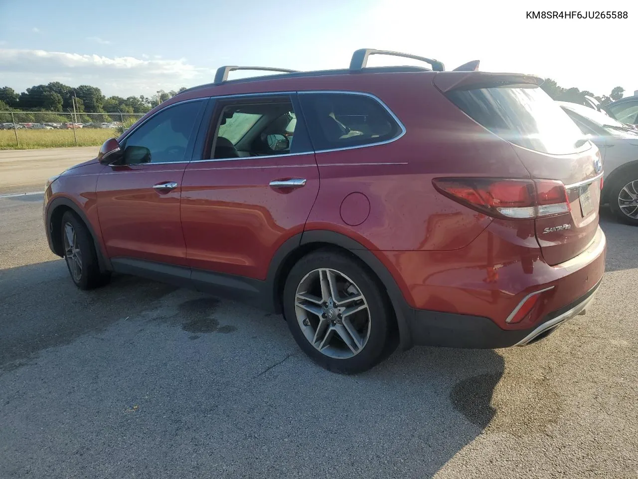 KM8SR4HF6JU265588 2018 Hyundai Santa Fe Se Ultimate