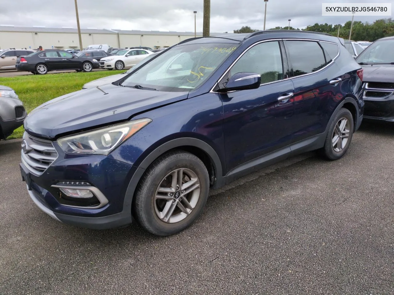 2018 Hyundai Santa Fe Sport VIN: 5XYZUDLB2JG546780 Lot: 74173004