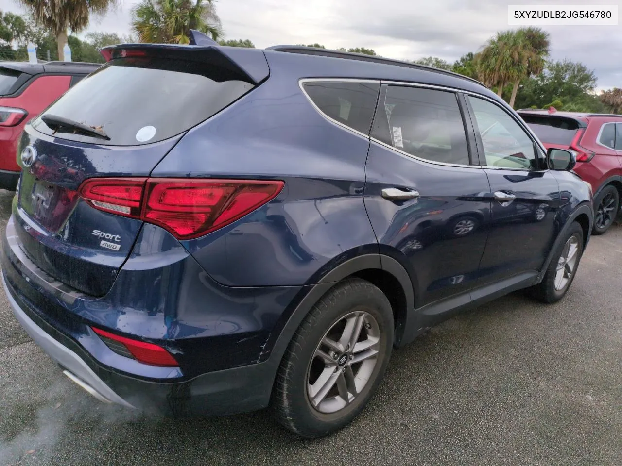 2018 Hyundai Santa Fe Sport VIN: 5XYZUDLB2JG546780 Lot: 74173004