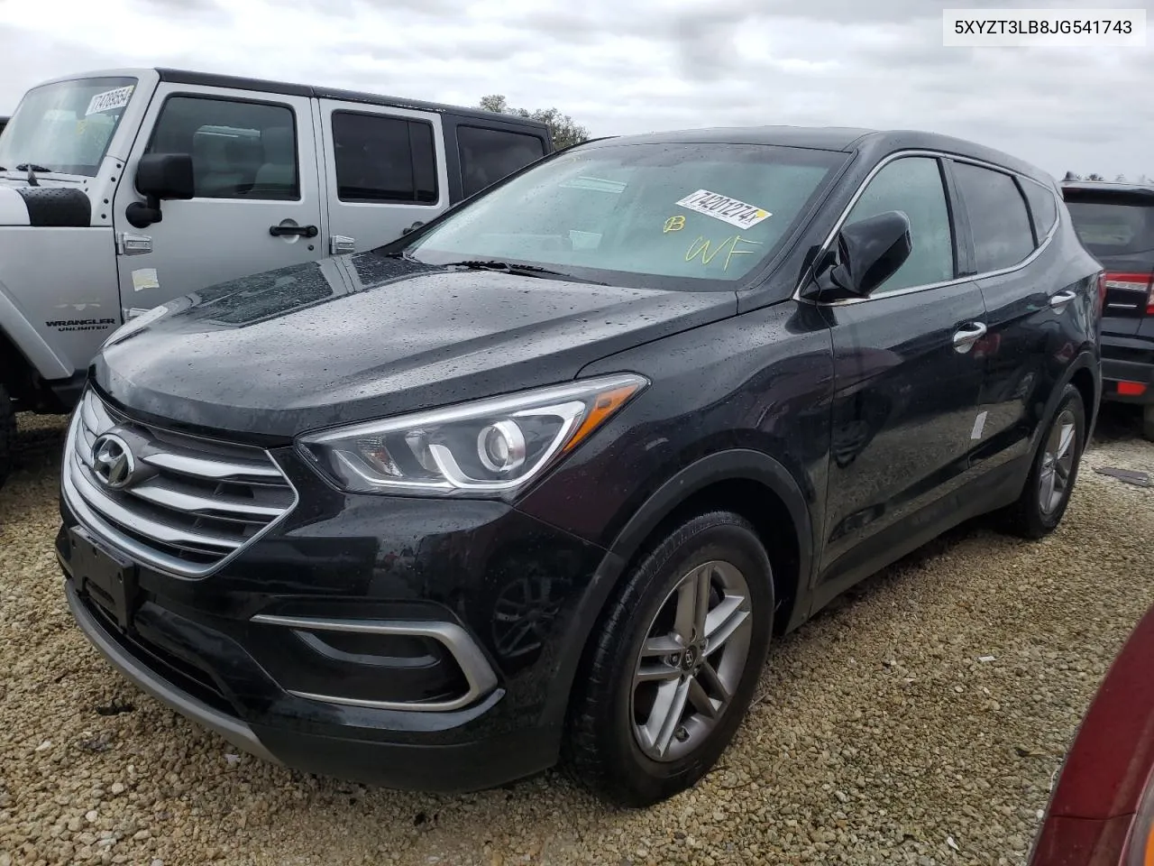 2018 Hyundai Santa Fe Sport VIN: 5XYZT3LB8JG541743 Lot: 74201274