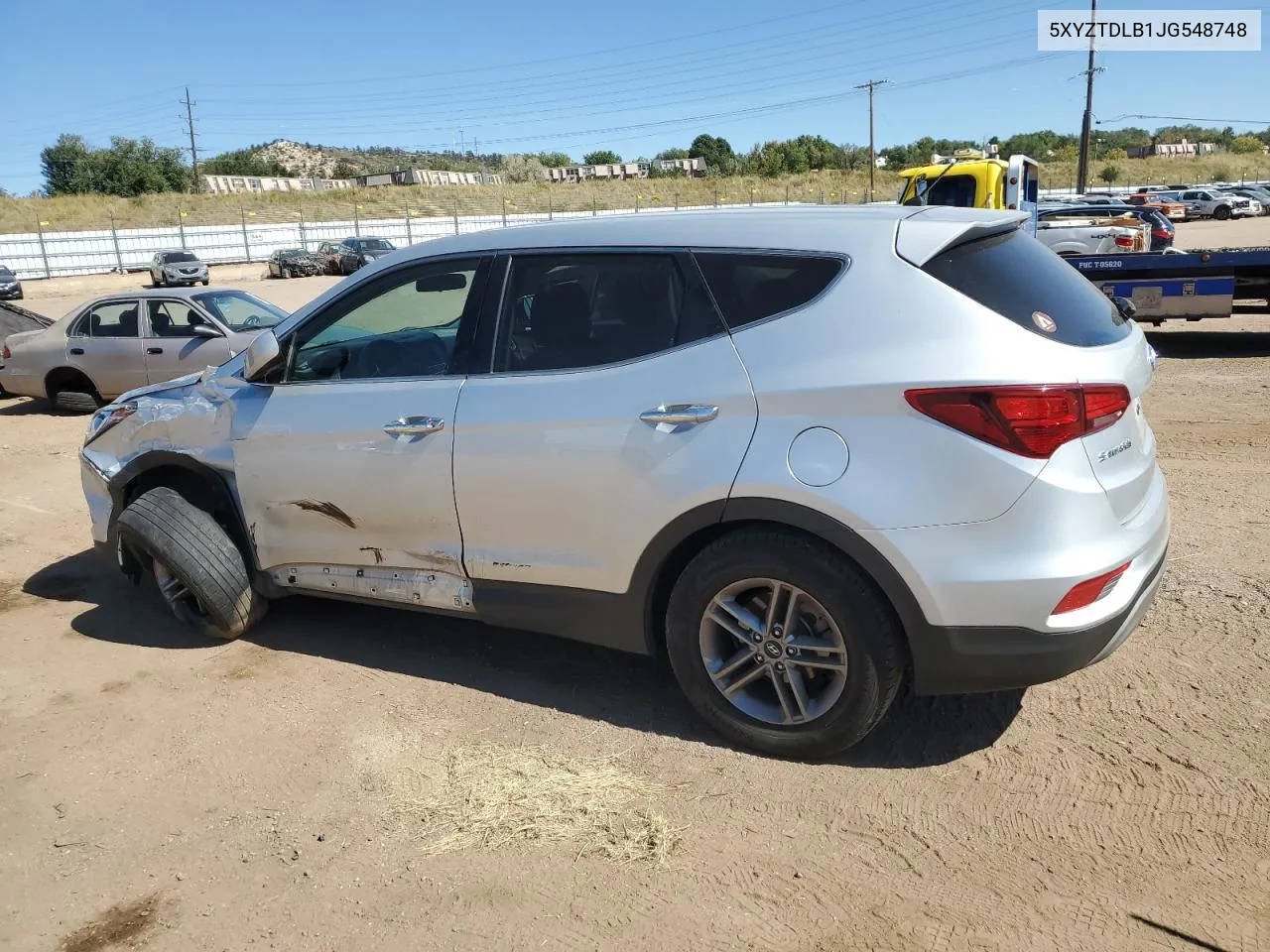 2018 Hyundai Santa Fe Sport VIN: 5XYZTDLB1JG548748 Lot: 74217174