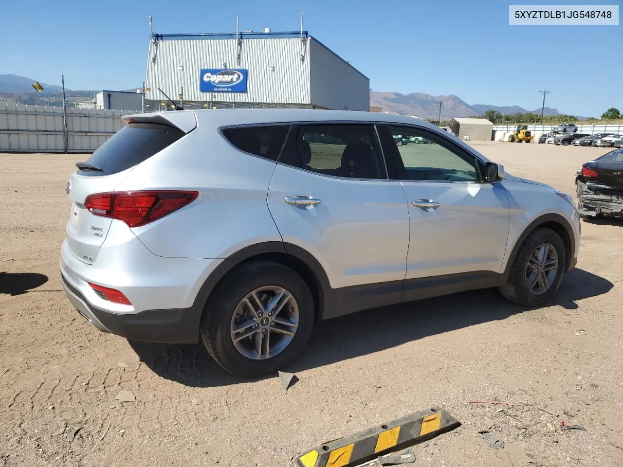 2018 Hyundai Santa Fe Sport VIN: 5XYZTDLB1JG548748 Lot: 74217174