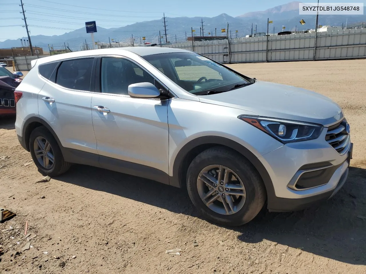 2018 Hyundai Santa Fe Sport VIN: 5XYZTDLB1JG548748 Lot: 74217174