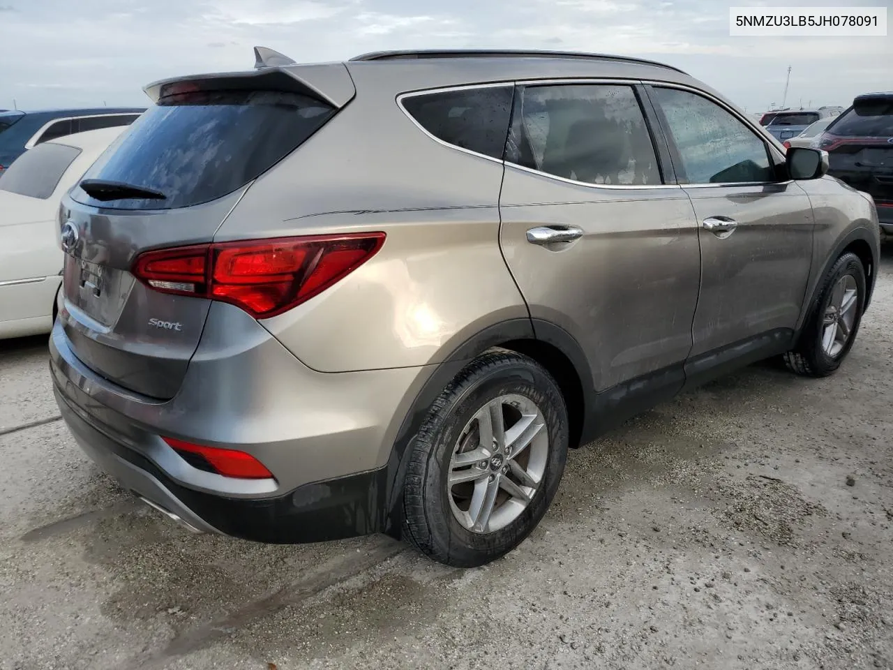 2018 Hyundai Santa Fe Sport VIN: 5NMZU3LB5JH078091 Lot: 74396414