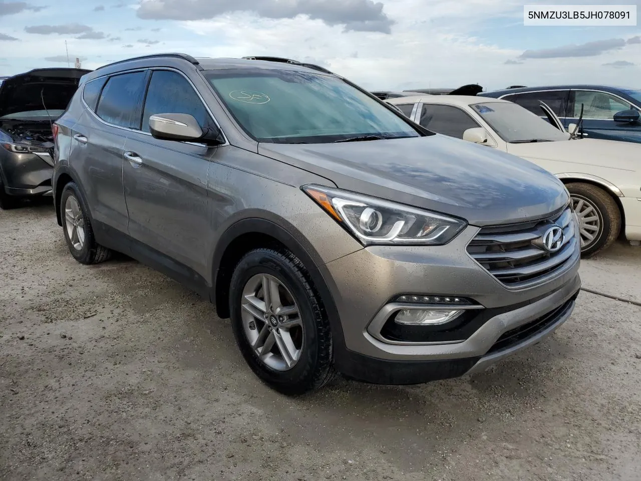 5NMZU3LB5JH078091 2018 Hyundai Santa Fe Sport