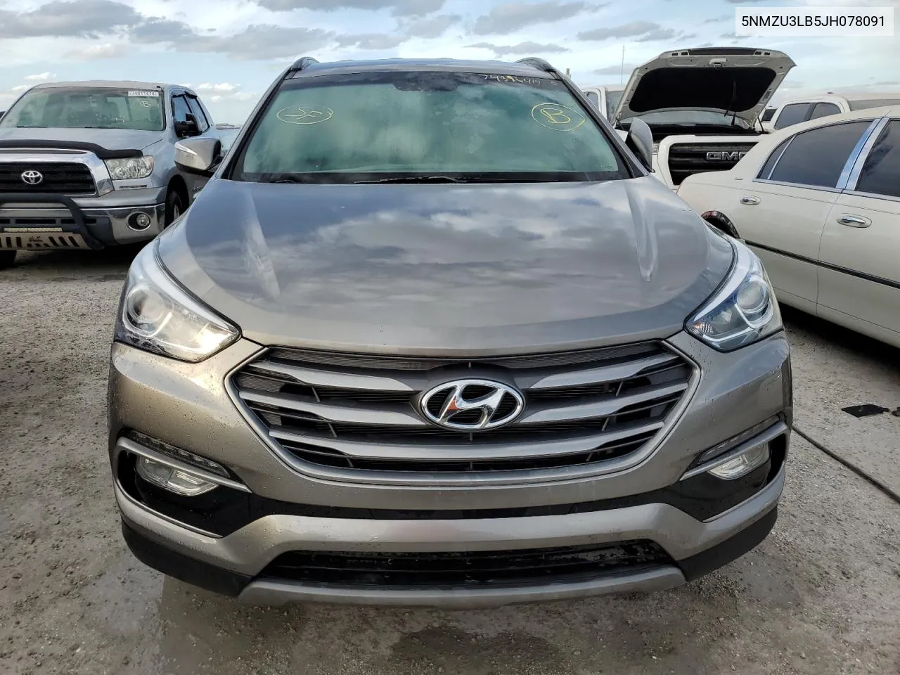 5NMZU3LB5JH078091 2018 Hyundai Santa Fe Sport