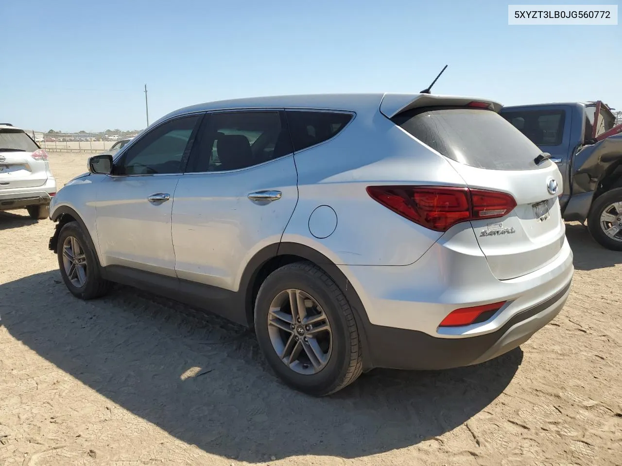 2018 Hyundai Santa Fe Sport VIN: 5XYZT3LB0JG560772 Lot: 74493464