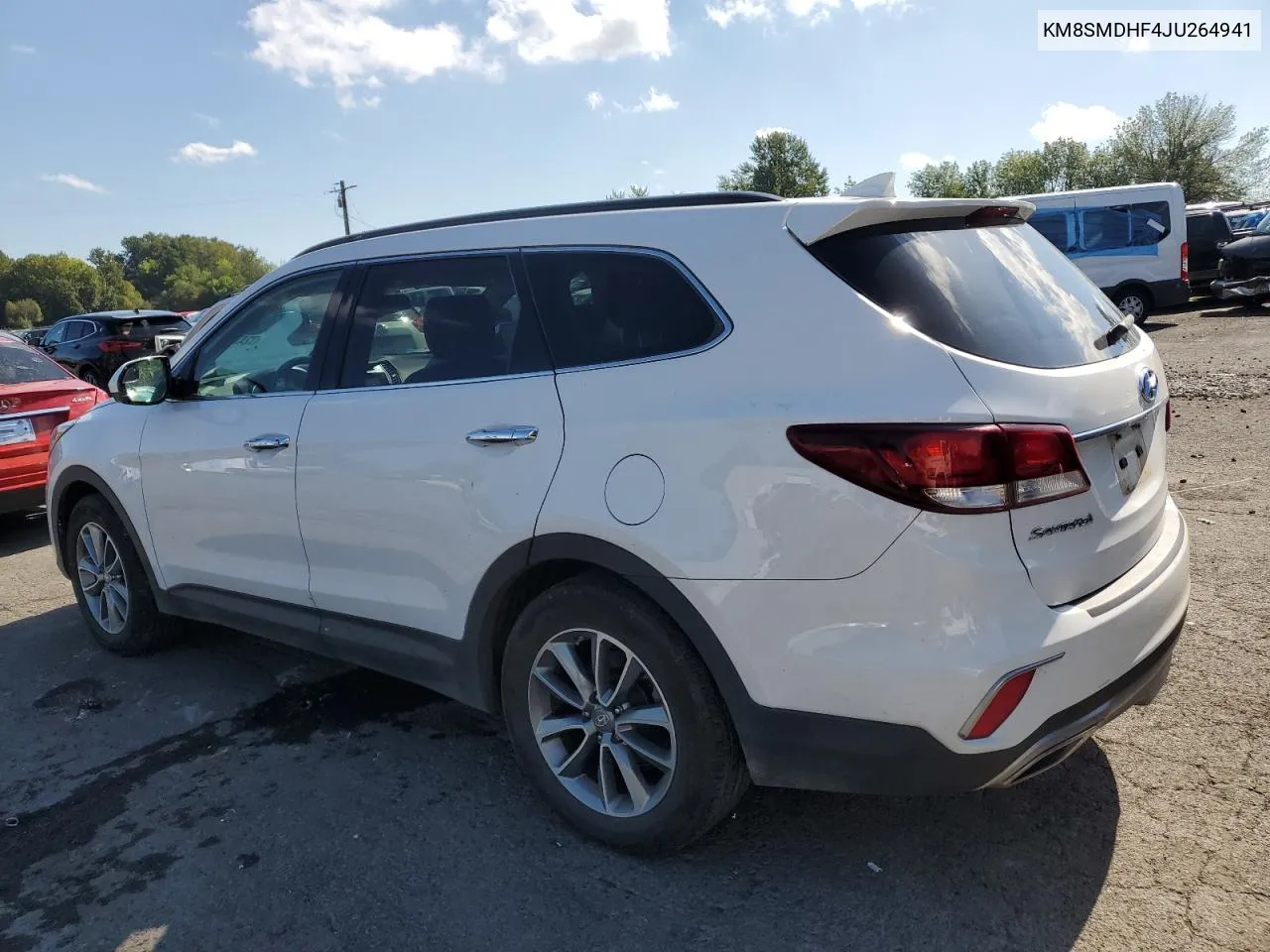 2018 Hyundai Santa Fe Se VIN: KM8SMDHF4JU264941 Lot: 74918734