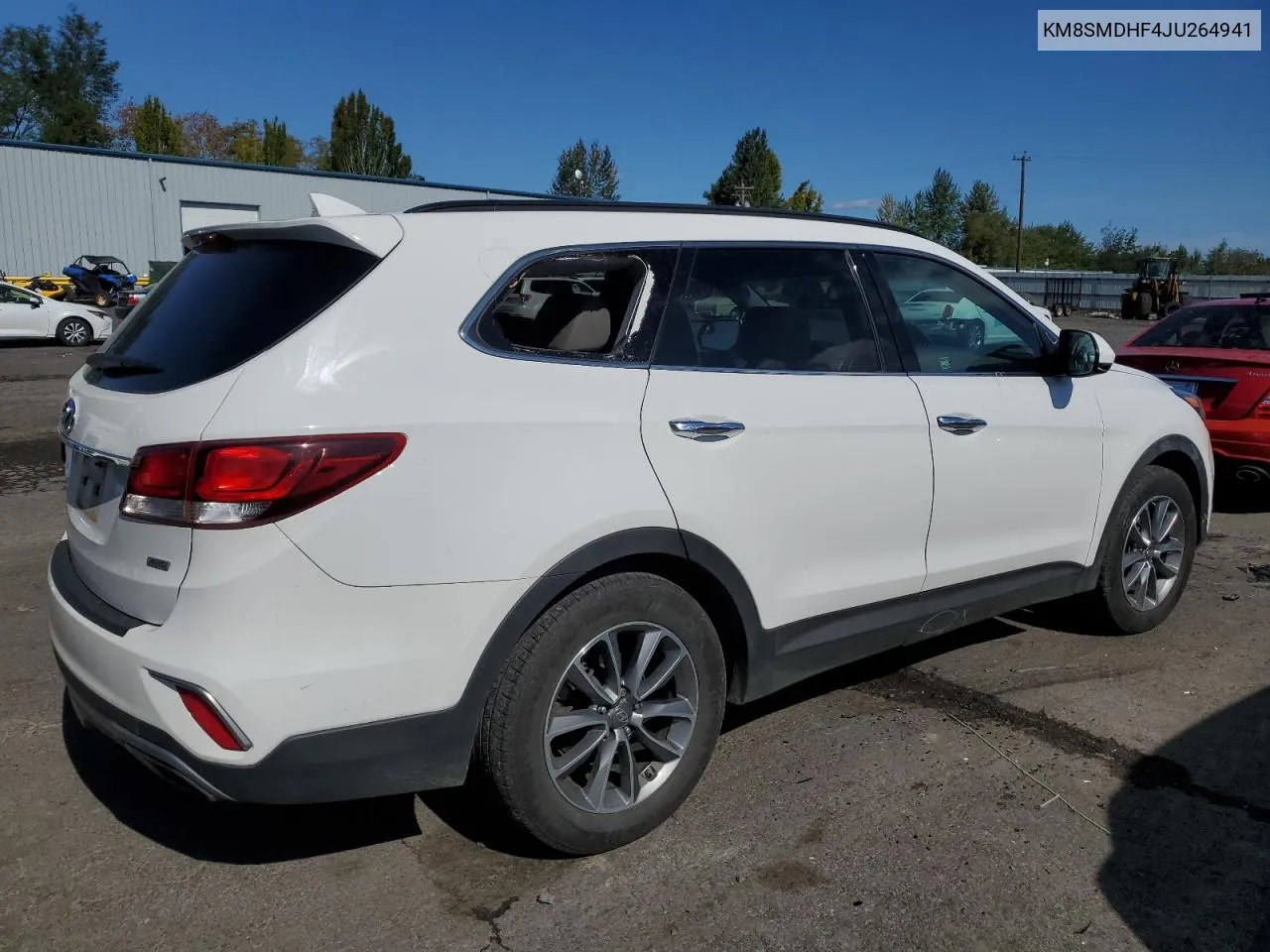 2018 Hyundai Santa Fe Se VIN: KM8SMDHF4JU264941 Lot: 74918734