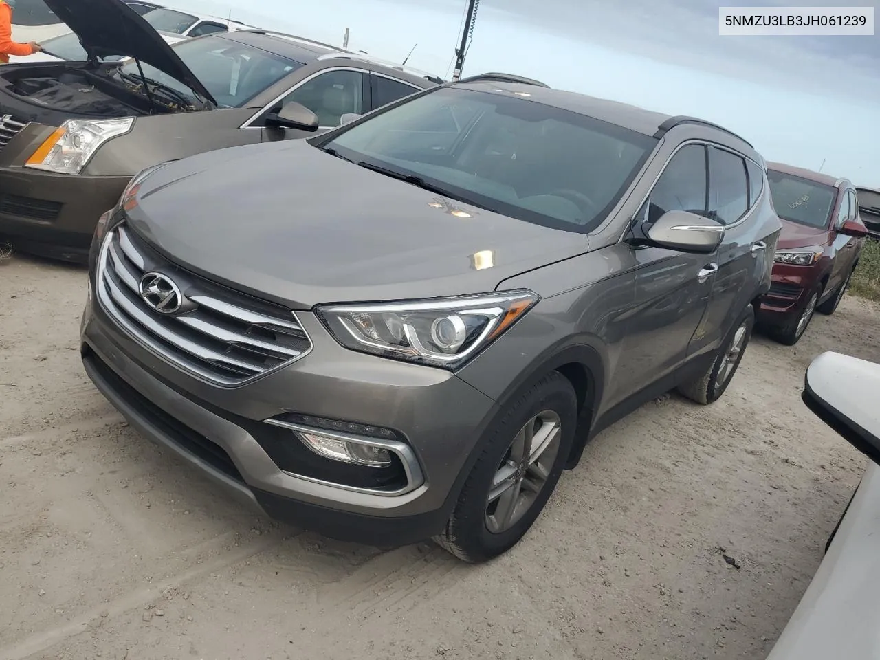 2018 Hyundai Santa Fe Sport VIN: 5NMZU3LB3JH061239 Lot: 74962964