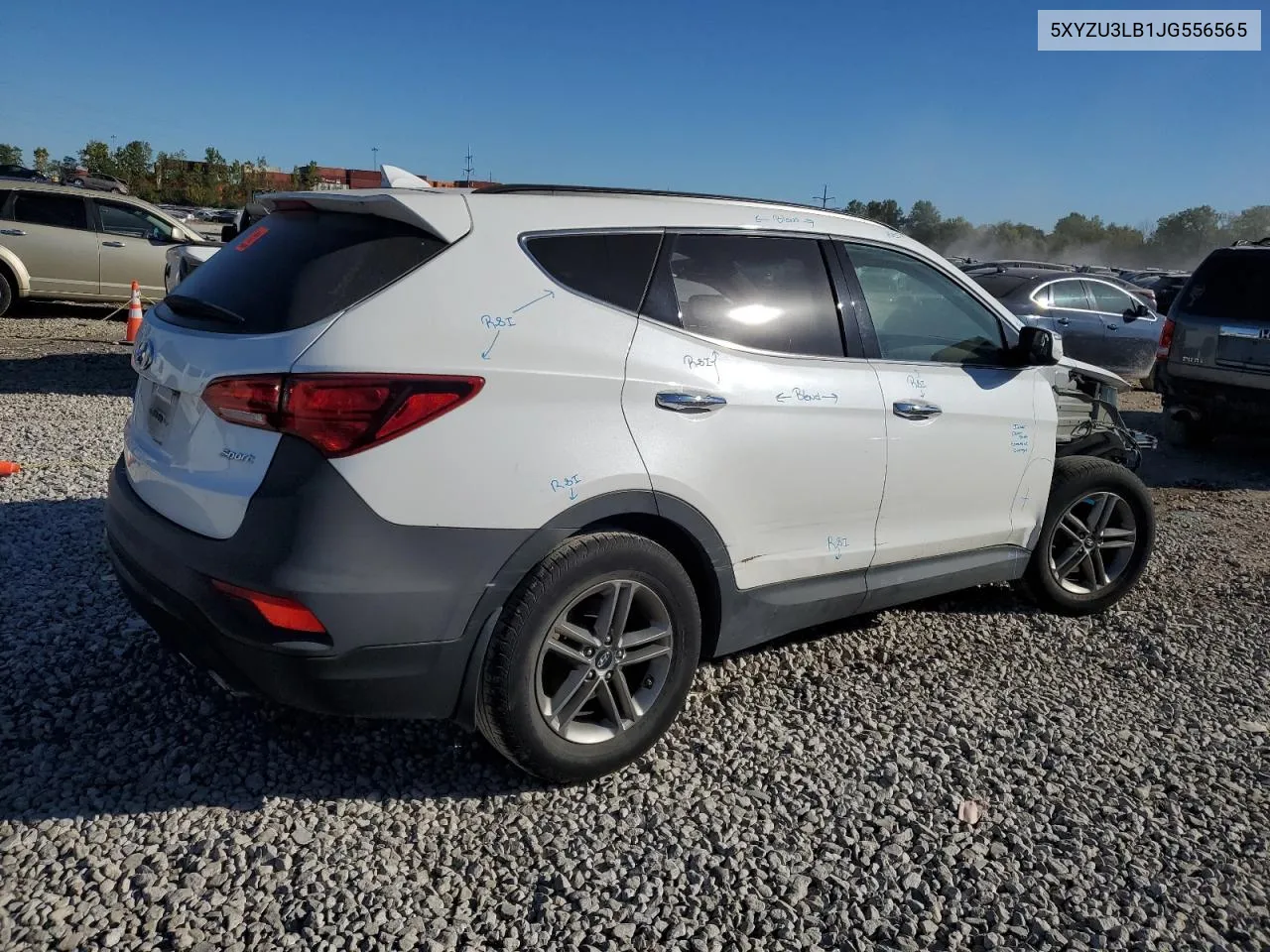 2018 Hyundai Santa Fe Sport VIN: 5XYZU3LB1JG556565 Lot: 74973854