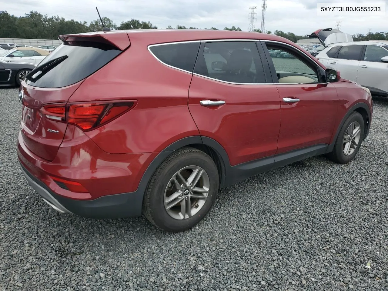 2018 Hyundai Santa Fe Sport VIN: 5XYZT3LB0JG555233 Lot: 75041674