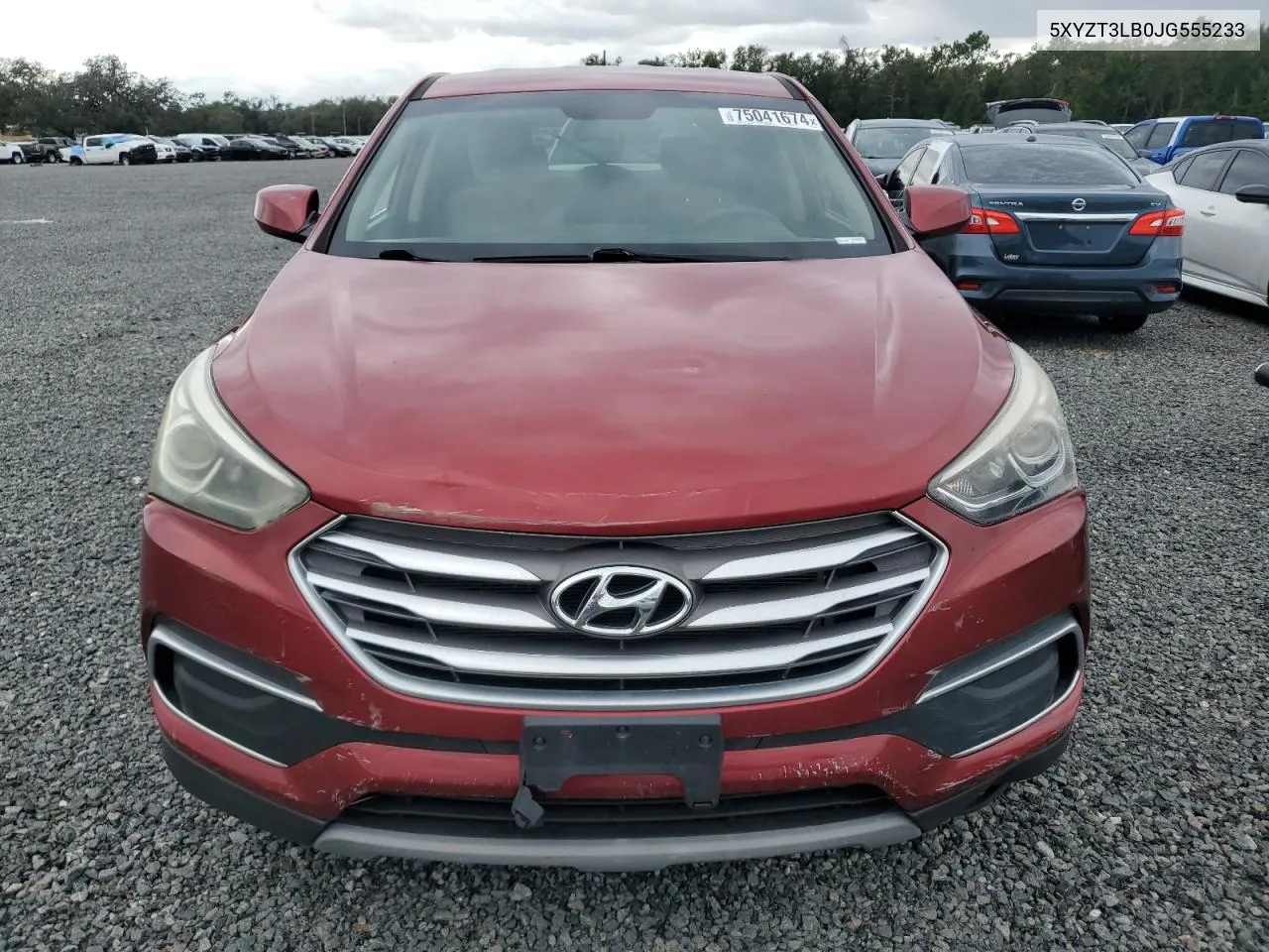 2018 Hyundai Santa Fe Sport VIN: 5XYZT3LB0JG555233 Lot: 75041674