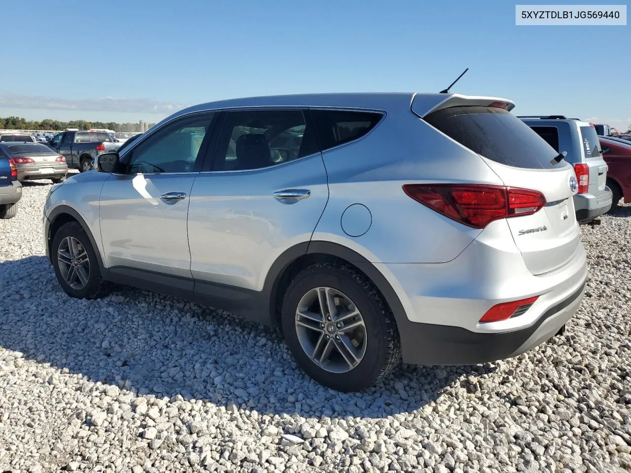 2018 Hyundai Santa Fe Sport VIN: 5XYZTDLB1JG569440 Lot: 75226804