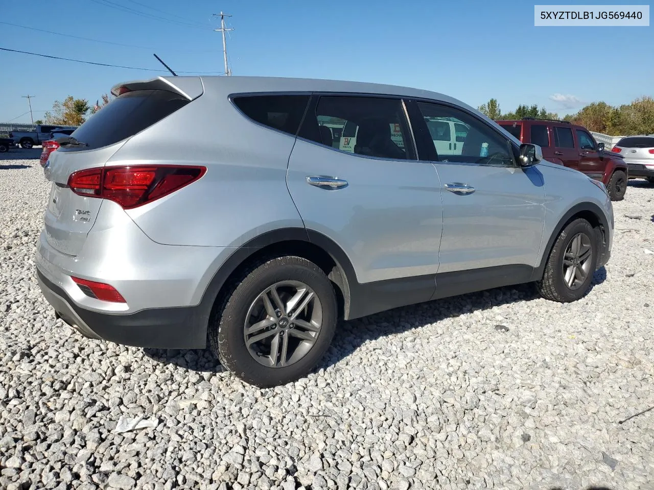 2018 Hyundai Santa Fe Sport VIN: 5XYZTDLB1JG569440 Lot: 75226804