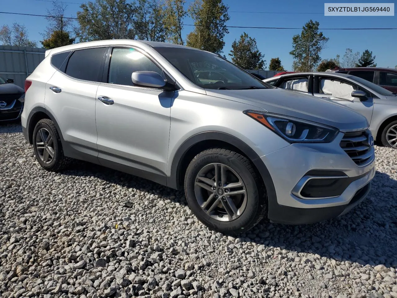 2018 Hyundai Santa Fe Sport VIN: 5XYZTDLB1JG569440 Lot: 75226804