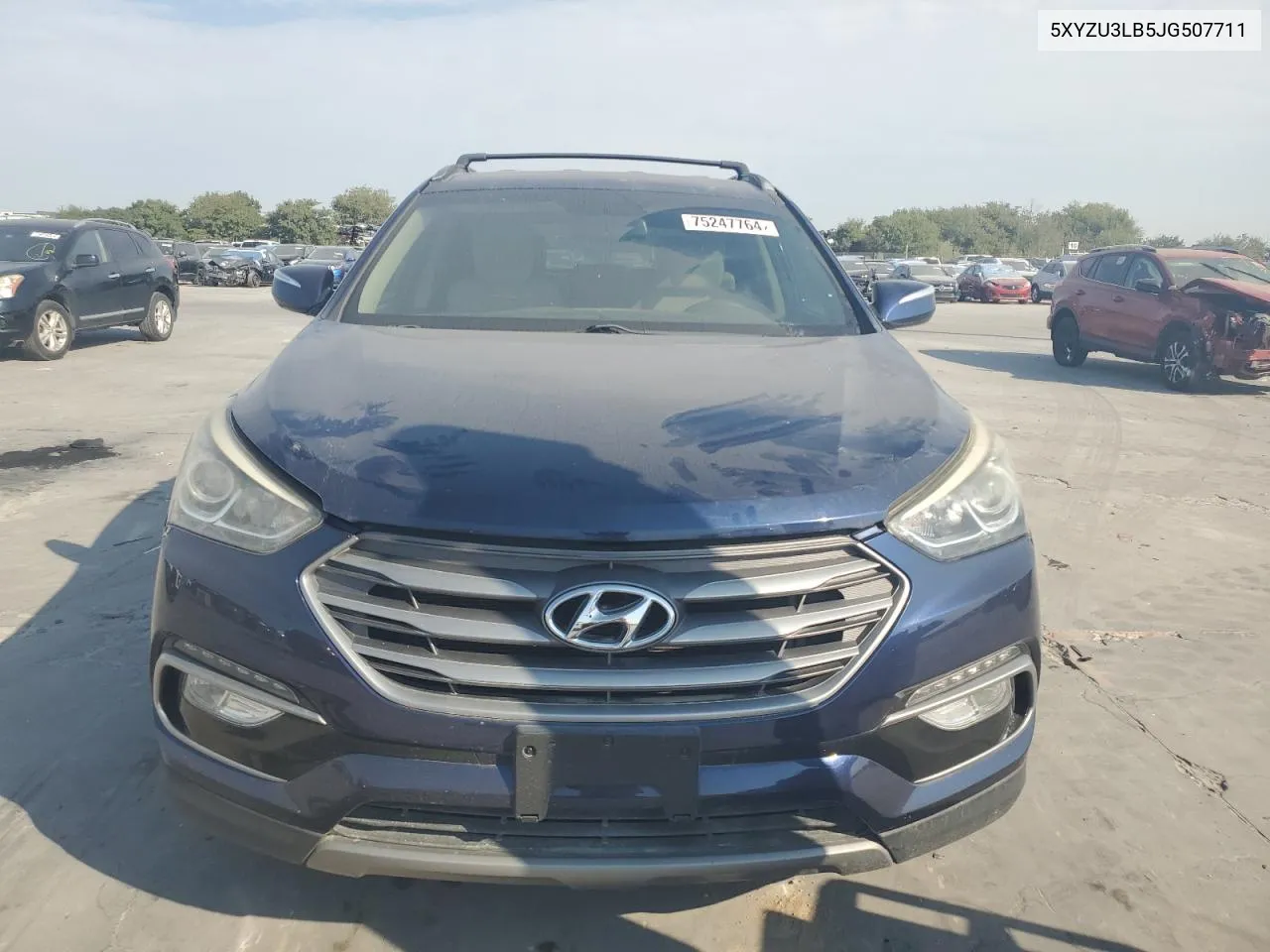 2018 Hyundai Santa Fe Sport VIN: 5XYZU3LB5JG507711 Lot: 75247764