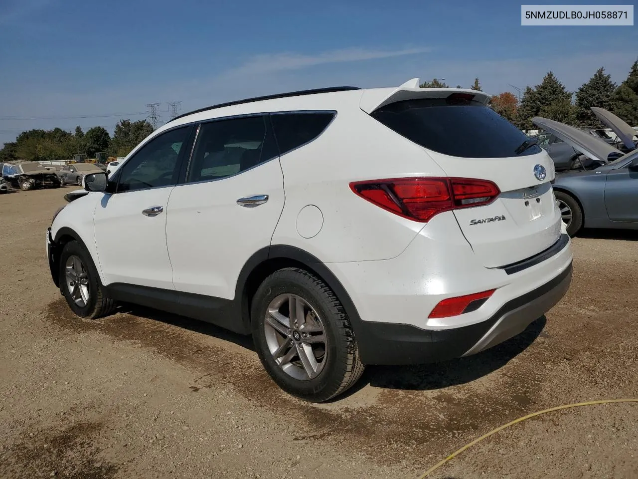 2018 Hyundai Santa Fe Sport VIN: 5NMZUDLB0JH058871 Lot: 75255674