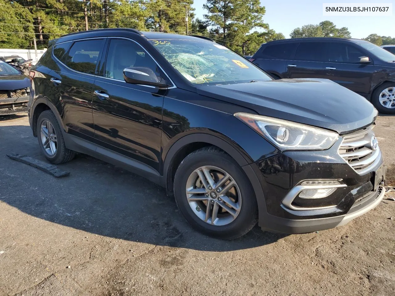 2018 Hyundai Santa Fe Sport VIN: 5NMZU3LB5JH107637 Lot: 75300334