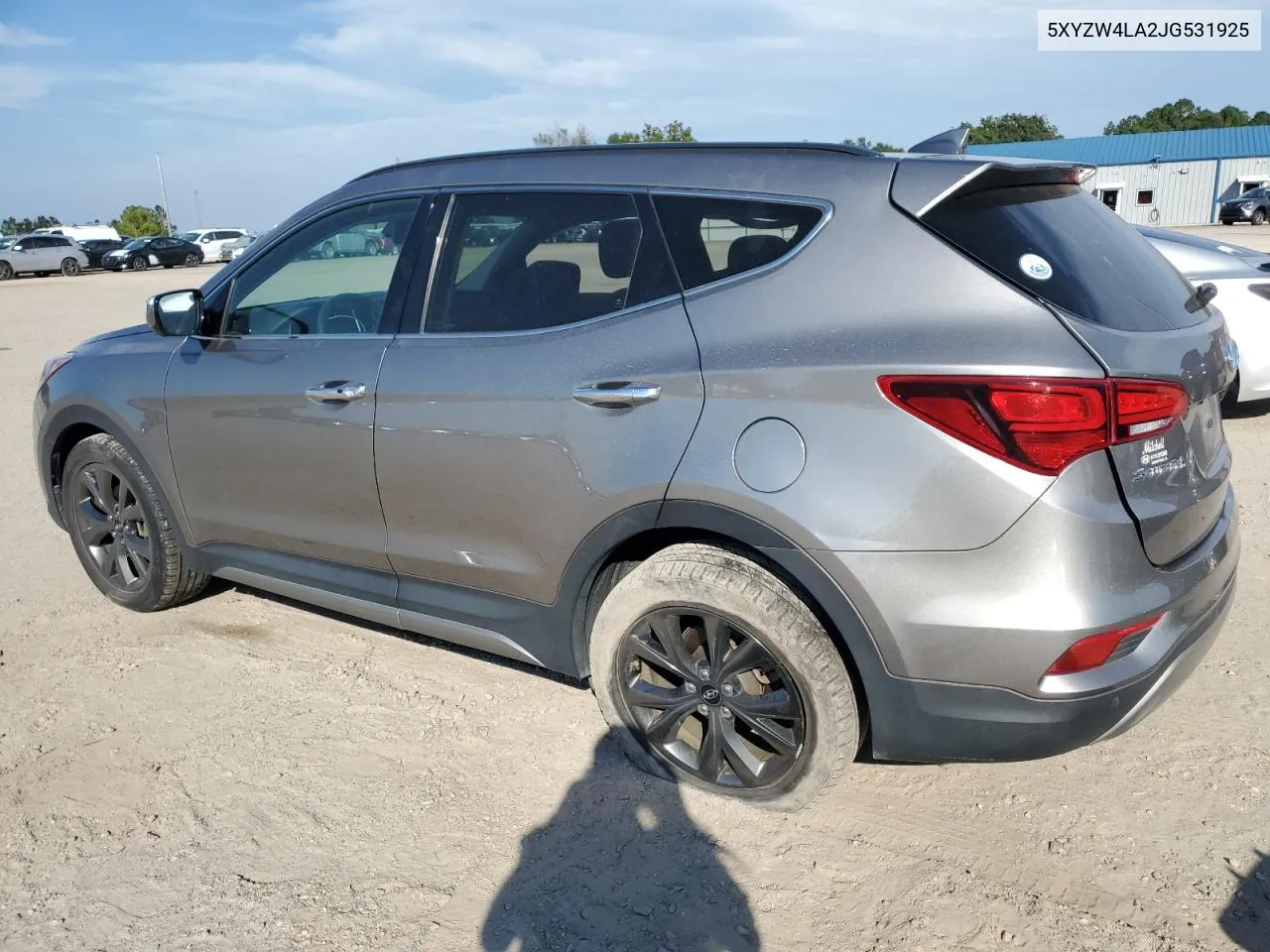 2018 Hyundai Santa Fe Sport VIN: 5XYZW4LA2JG531925 Lot: 75340884