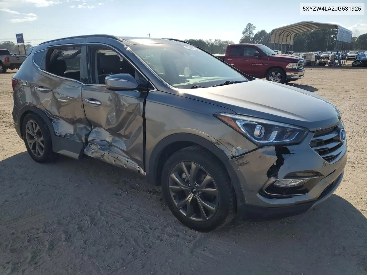 2018 Hyundai Santa Fe Sport VIN: 5XYZW4LA2JG531925 Lot: 75340884