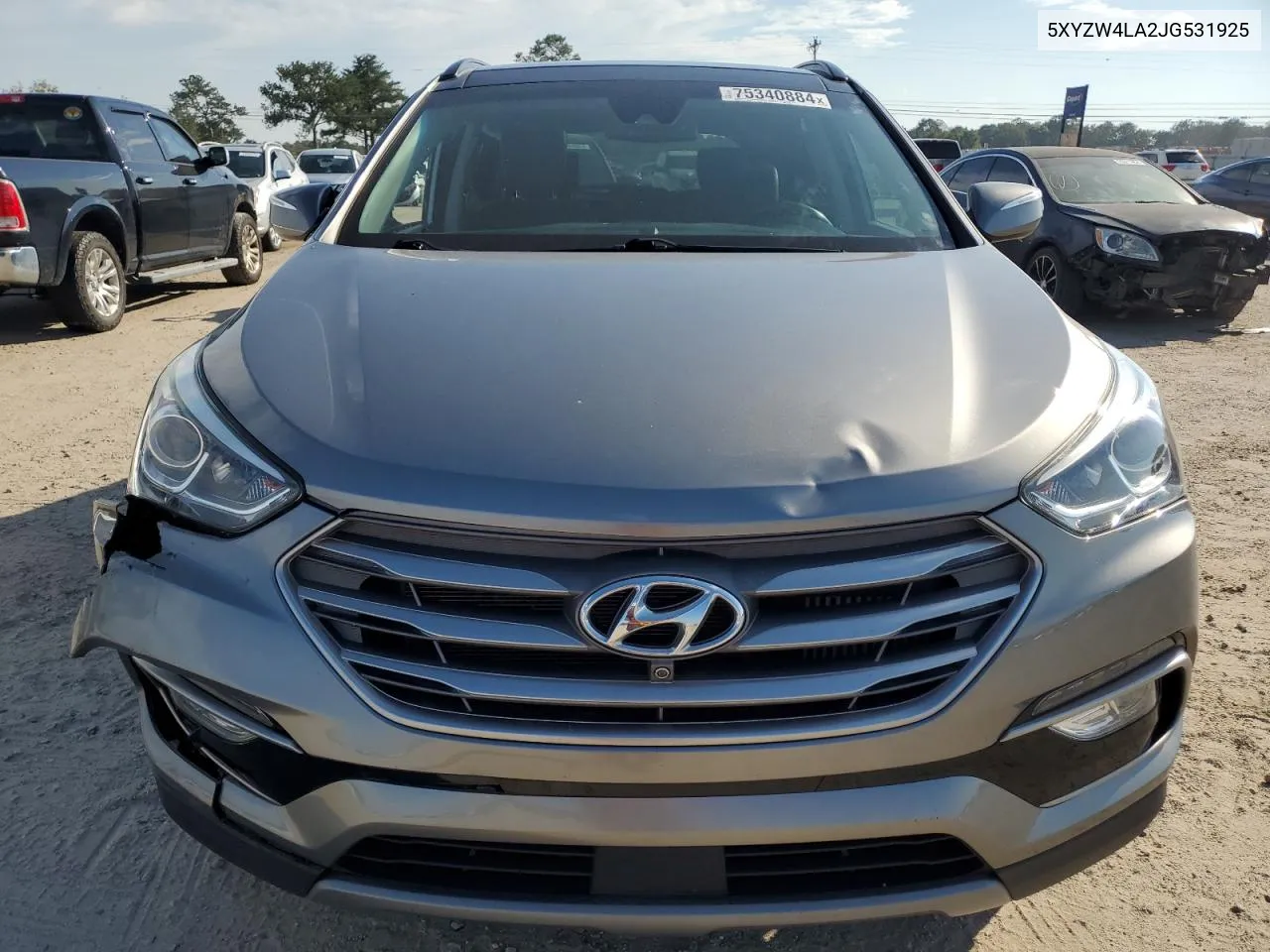 2018 Hyundai Santa Fe Sport VIN: 5XYZW4LA2JG531925 Lot: 75340884