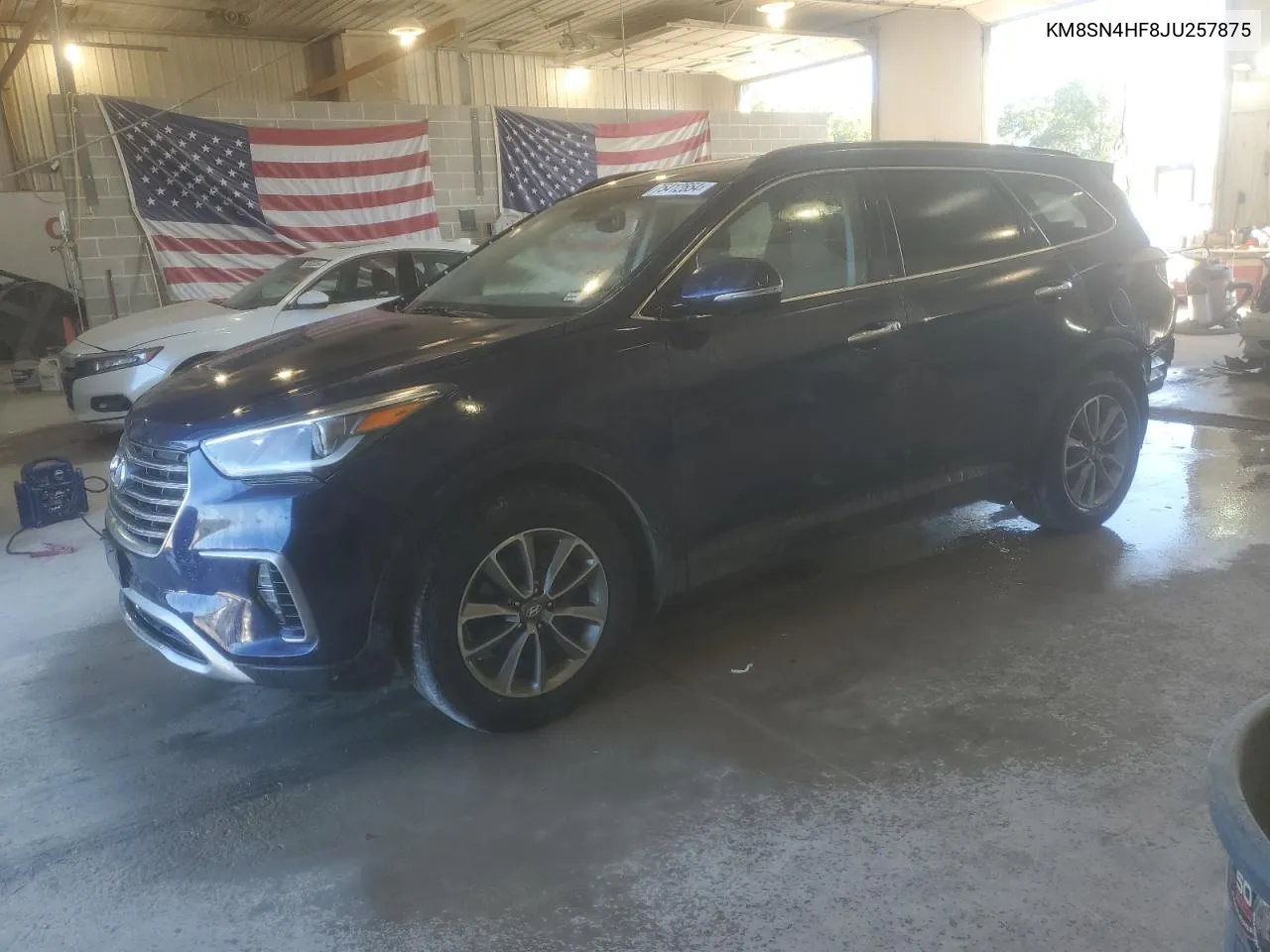 KM8SN4HF8JU257875 2018 Hyundai Santa Fe Se