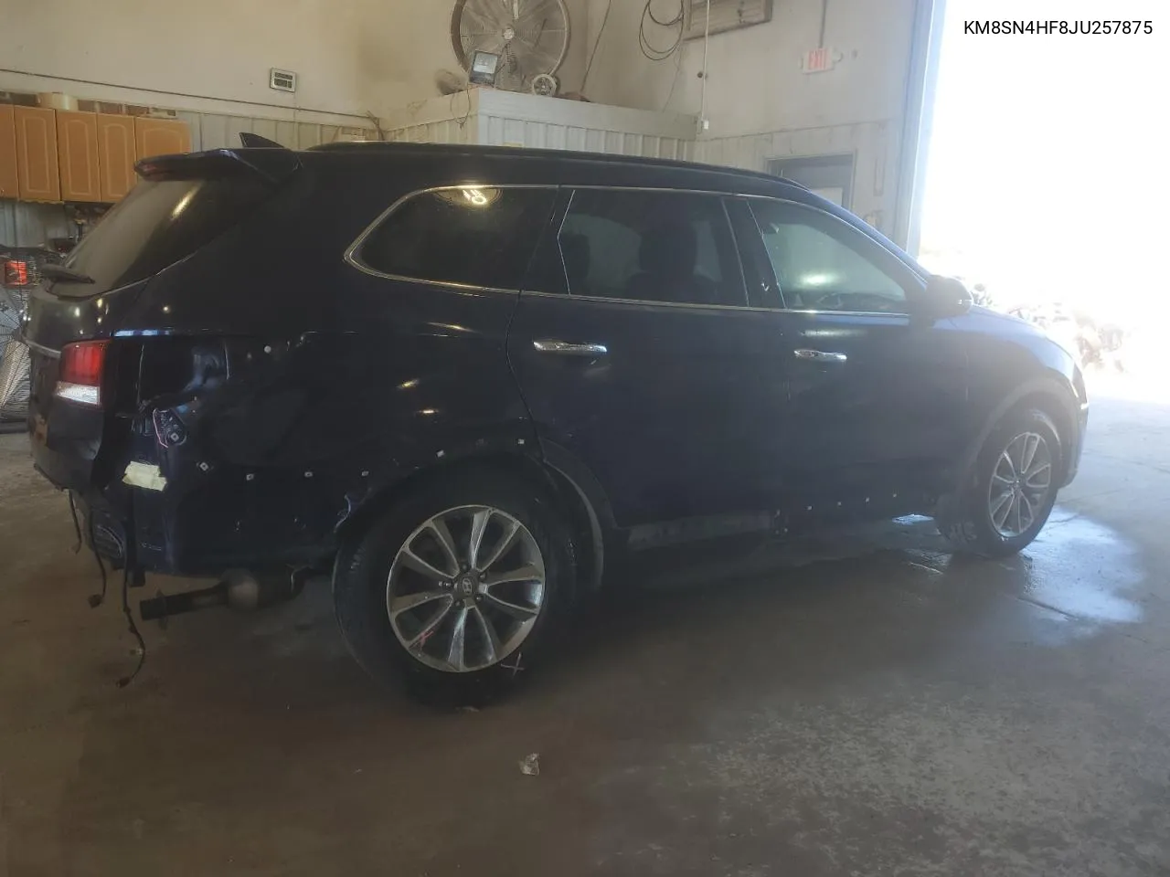 KM8SN4HF8JU257875 2018 Hyundai Santa Fe Se