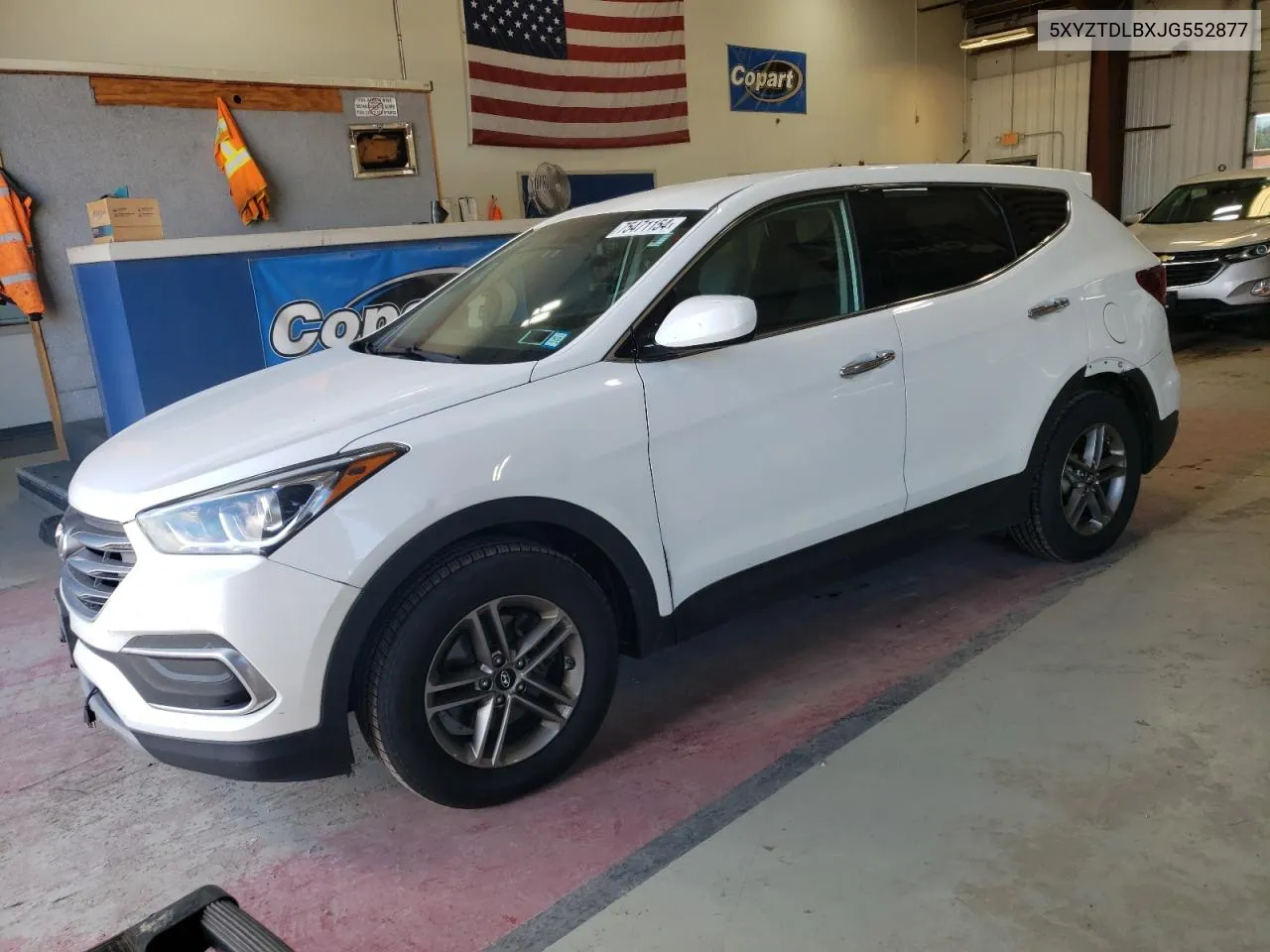 2018 Hyundai Santa Fe Sport VIN: 5XYZTDLBXJG552877 Lot: 75471154