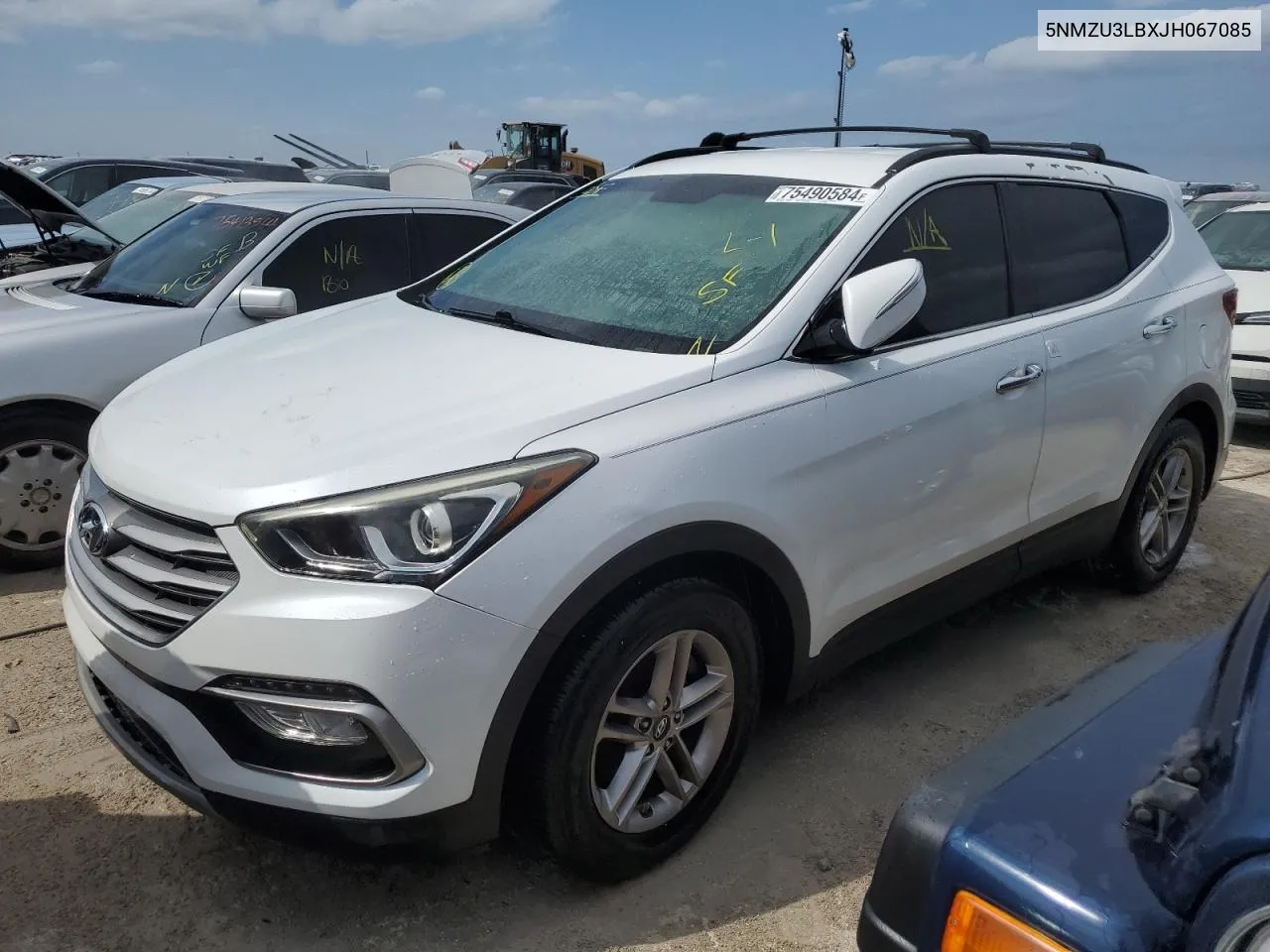 5NMZU3LBXJH067085 2018 Hyundai Santa Fe Sport