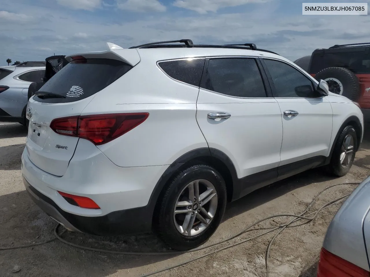 5NMZU3LBXJH067085 2018 Hyundai Santa Fe Sport