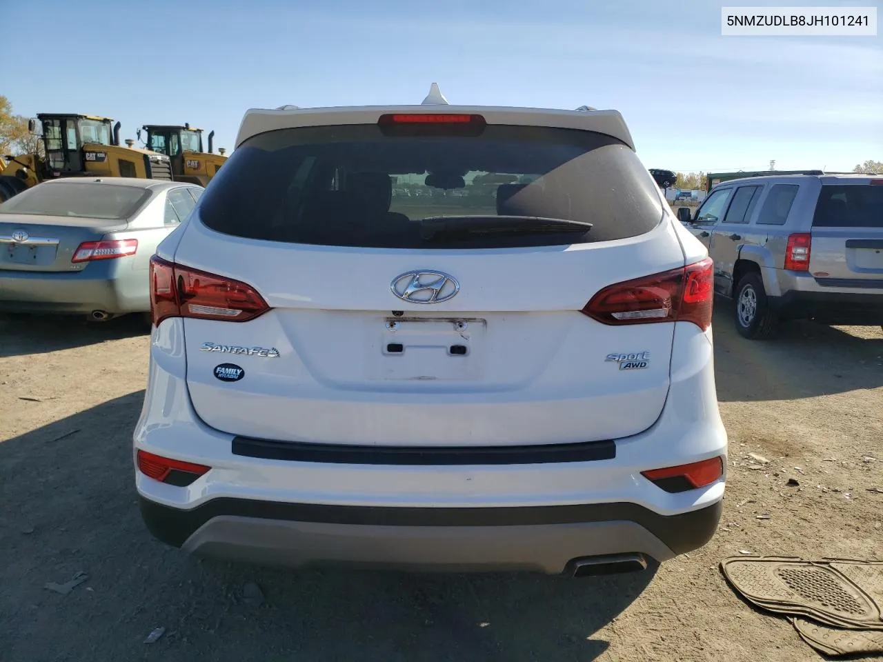 2018 Hyundai Santa Fe Sport VIN: 5NMZUDLB8JH101241 Lot: 75590264