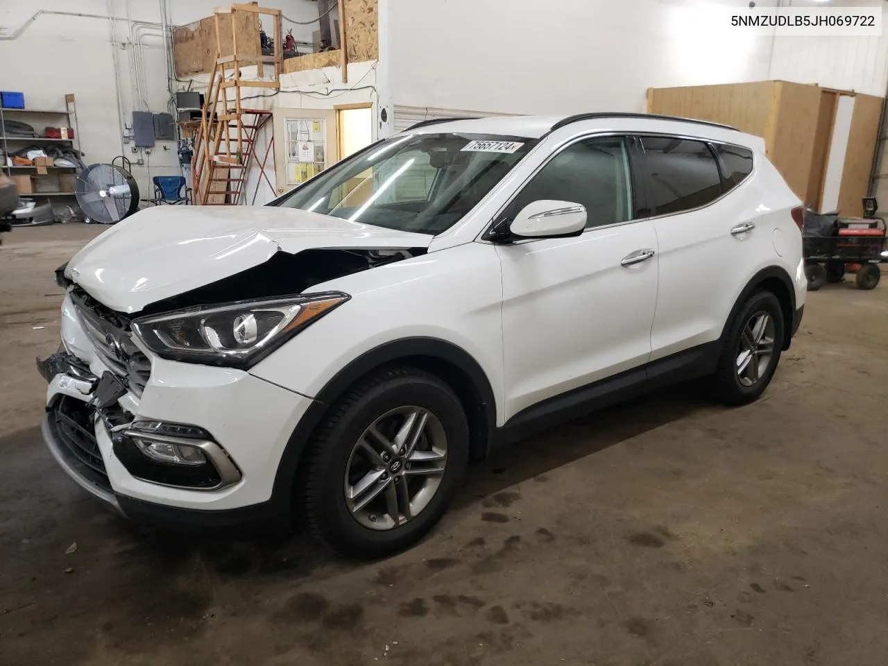 2018 Hyundai Santa Fe Sport VIN: 5NMZUDLB5JH069722 Lot: 75657124