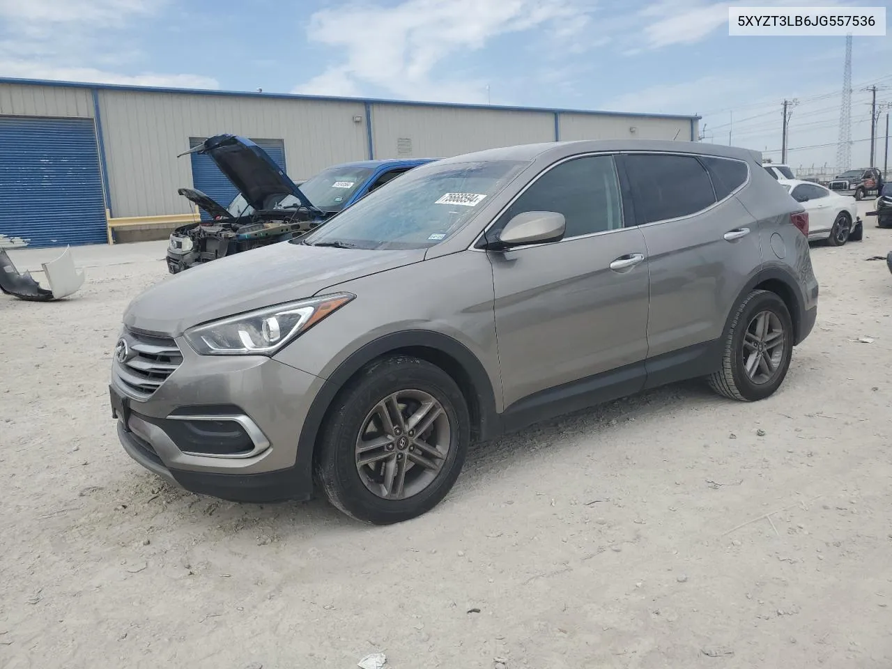 2018 Hyundai Santa Fe Sport VIN: 5XYZT3LB6JG557536 Lot: 75668594