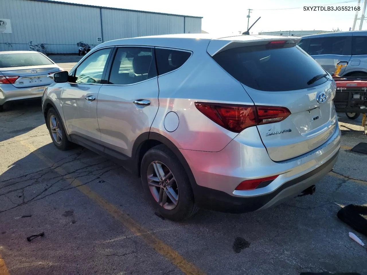 2018 Hyundai Santa Fe Sport VIN: 5XYZTDLB3JG552168 Lot: 75733884