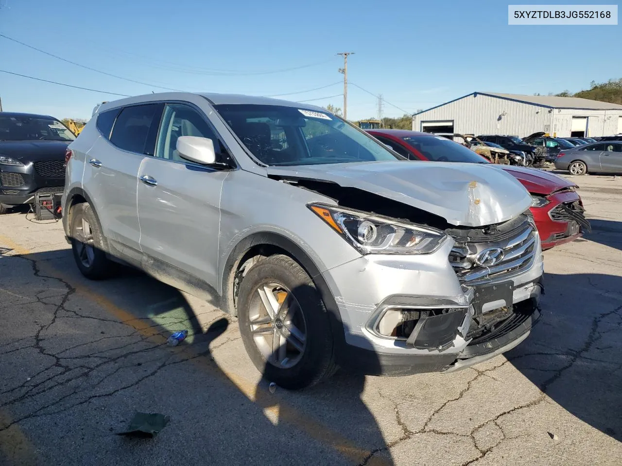 2018 Hyundai Santa Fe Sport VIN: 5XYZTDLB3JG552168 Lot: 75733884