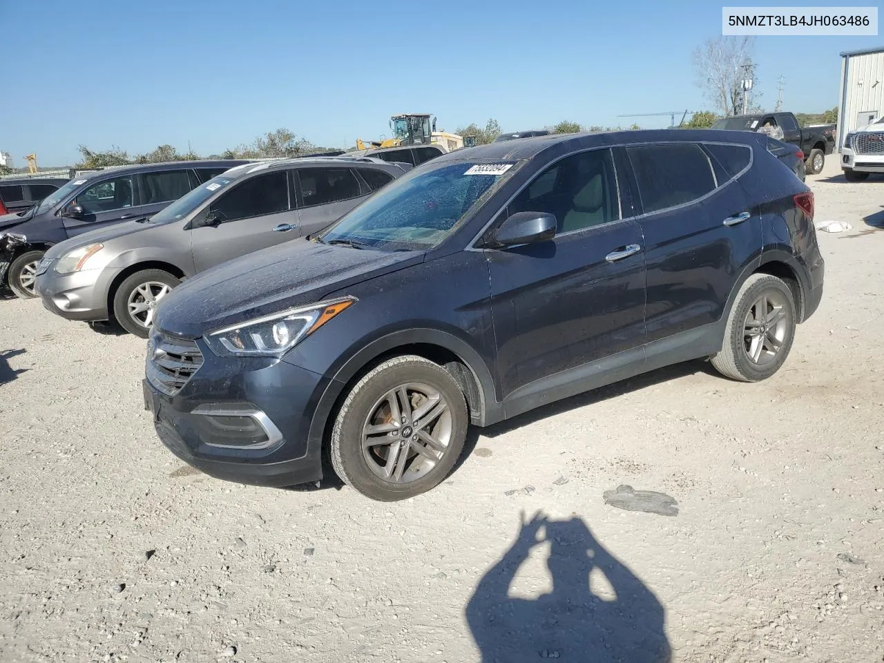 2018 Hyundai Santa Fe Sport VIN: 5NMZT3LB4JH063486 Lot: 75832094