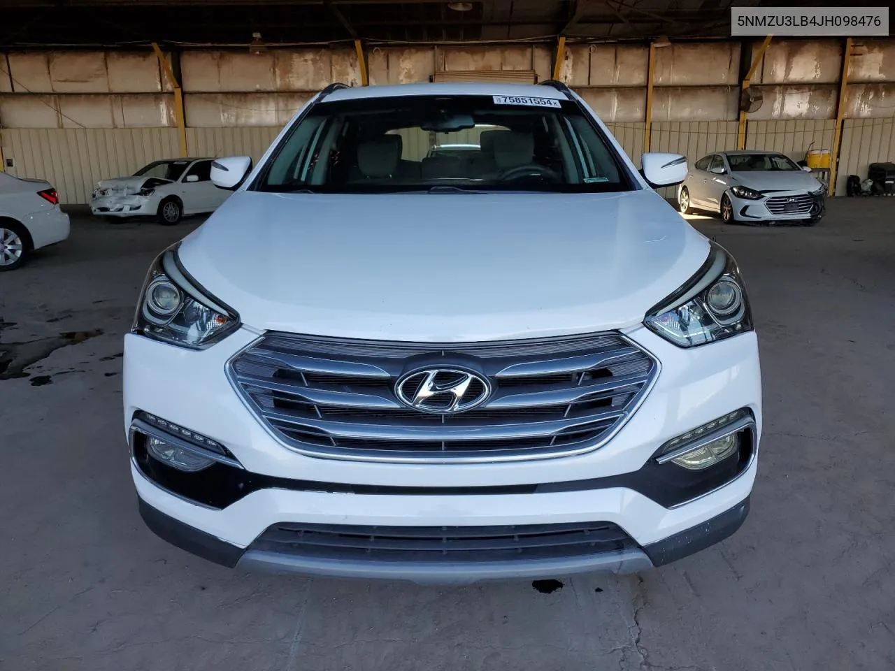 2018 Hyundai Santa Fe Sport VIN: 5NMZU3LB4JH098476 Lot: 75851554