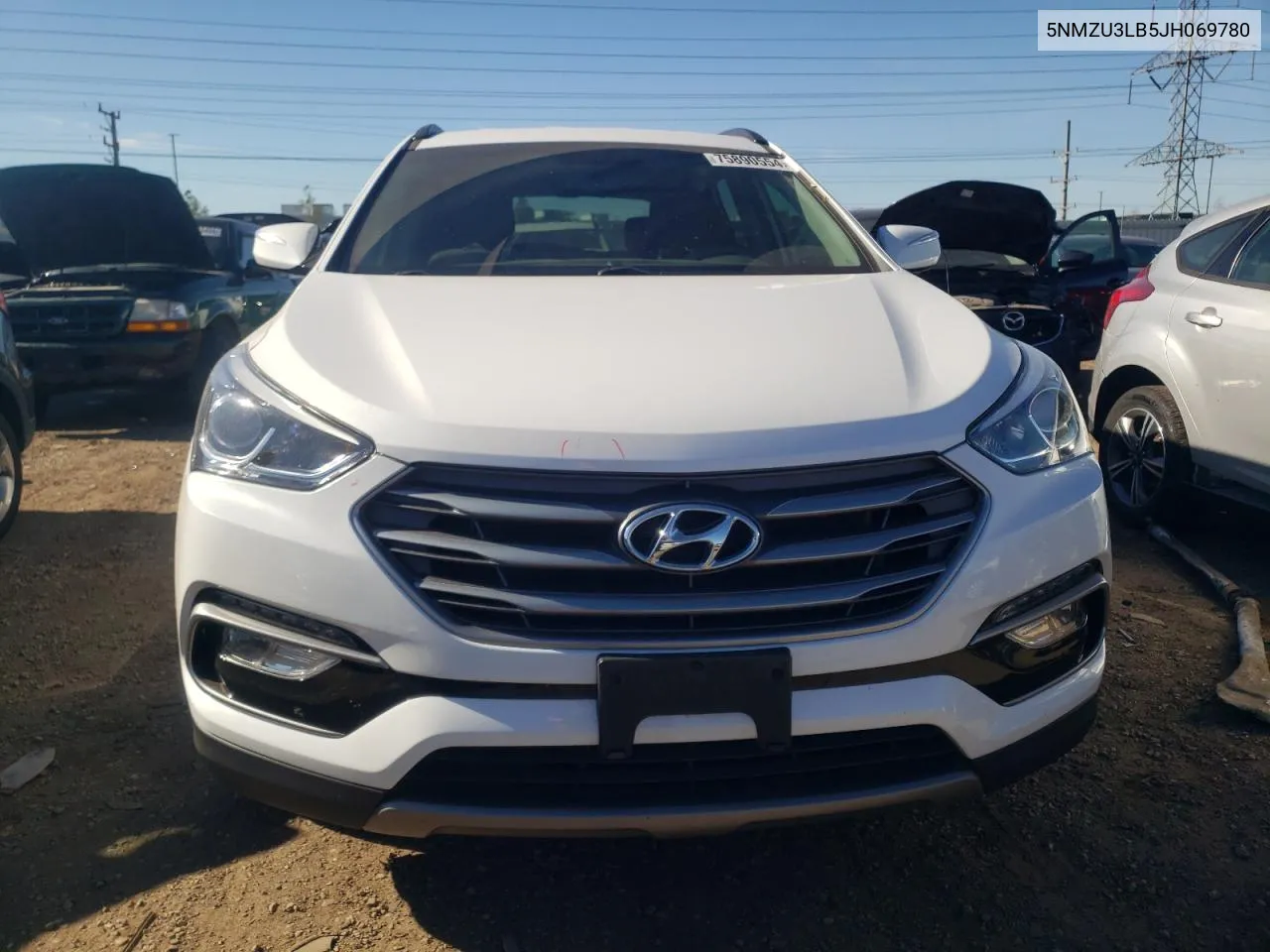 2018 Hyundai Santa Fe Sport VIN: 5NMZU3LB5JH069780 Lot: 75890554