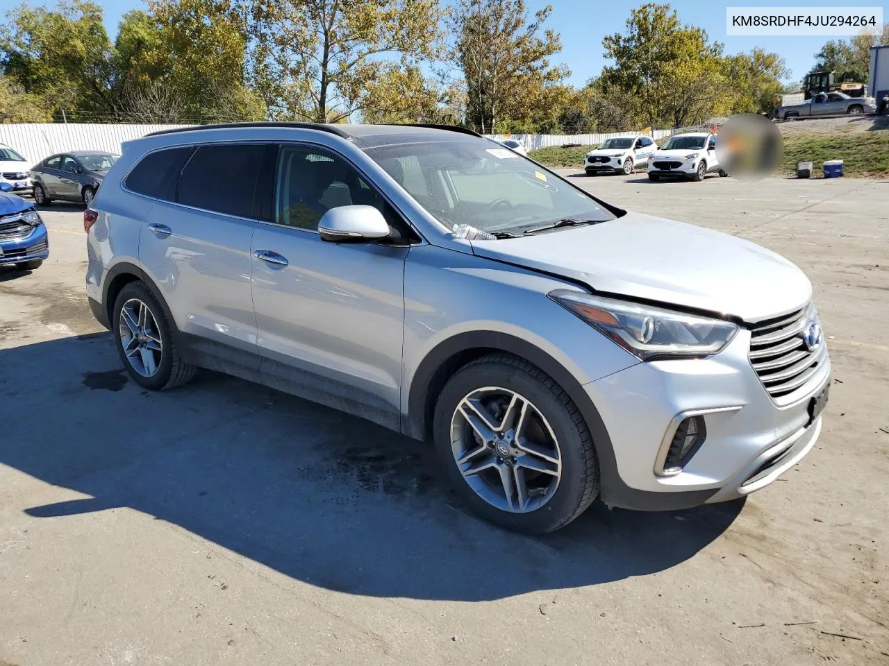 2018 Hyundai Santa Fe Se Ultimate VIN: KM8SRDHF4JU294264 Lot: 75983164