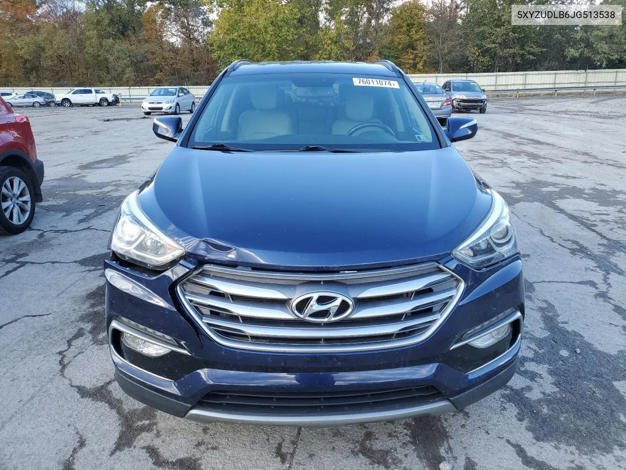 2018 Hyundai Santa Fe Sport VIN: 5XYZUDLB6JG513538 Lot: 76011074