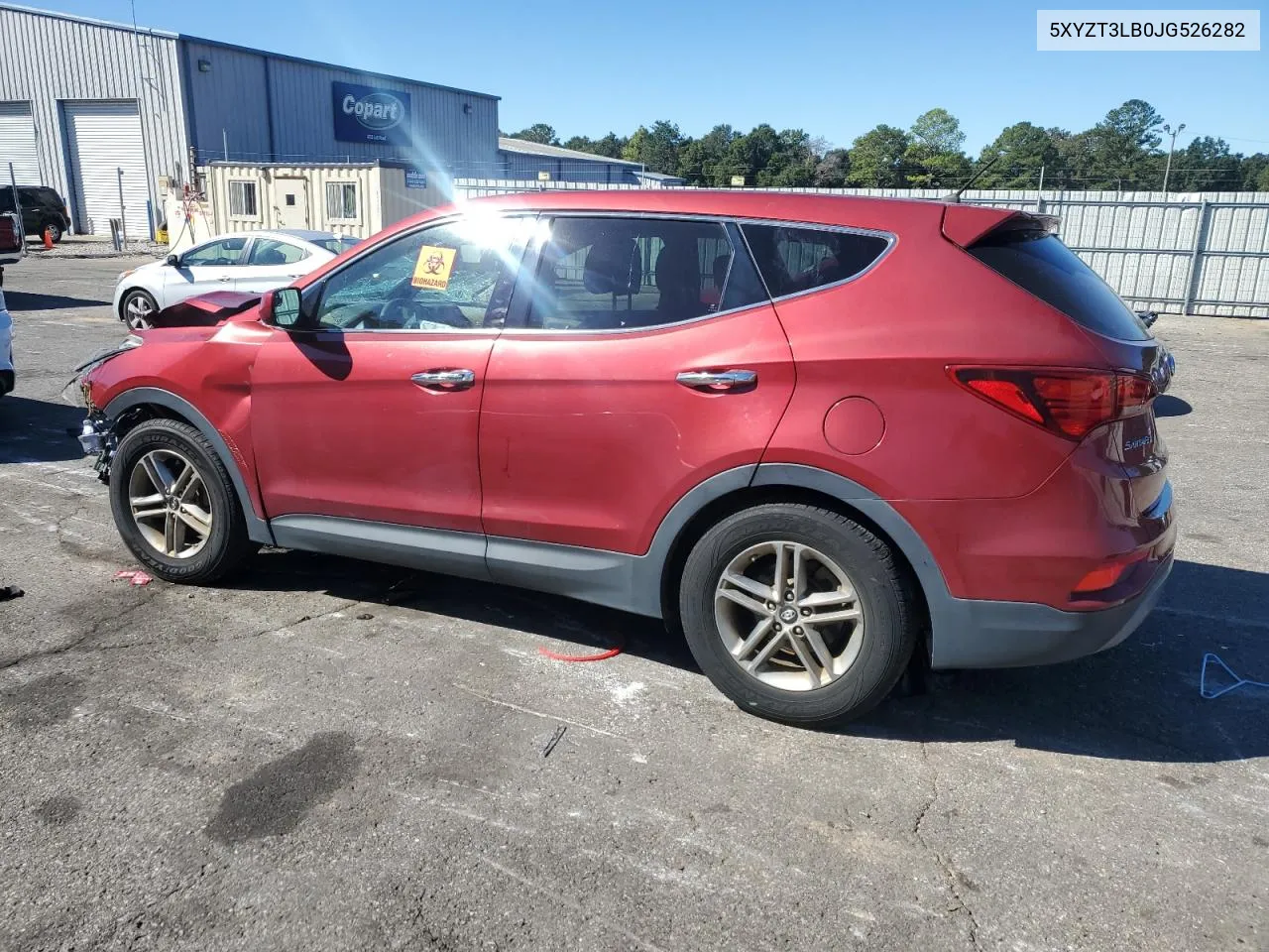 5XYZT3LB0JG526282 2018 Hyundai Santa Fe Sport