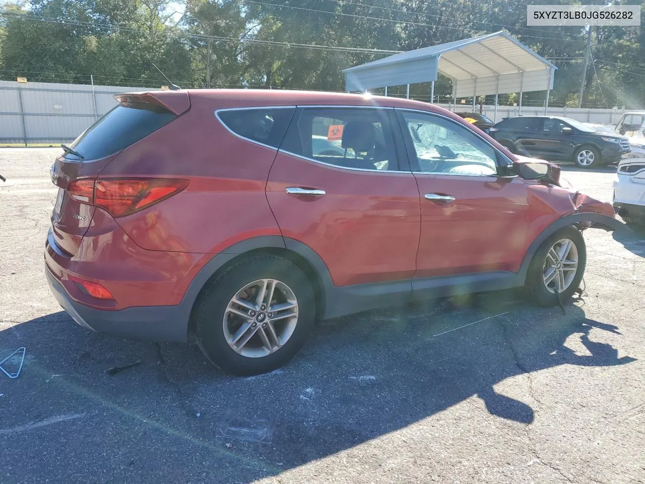 5XYZT3LB0JG526282 2018 Hyundai Santa Fe Sport