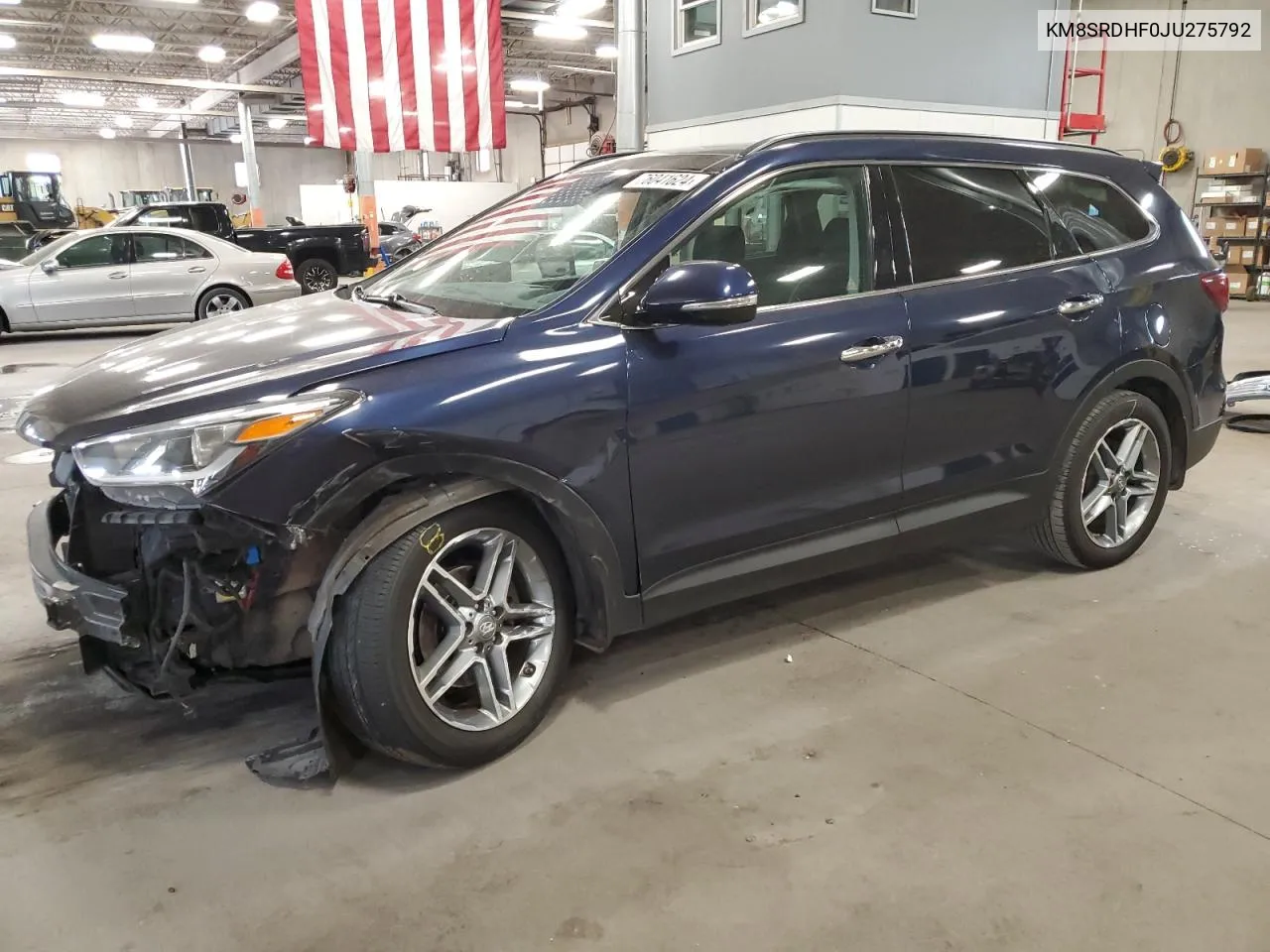 2018 Hyundai Santa Fe Se Ultimate VIN: KM8SRDHF0JU275792 Lot: 76041624