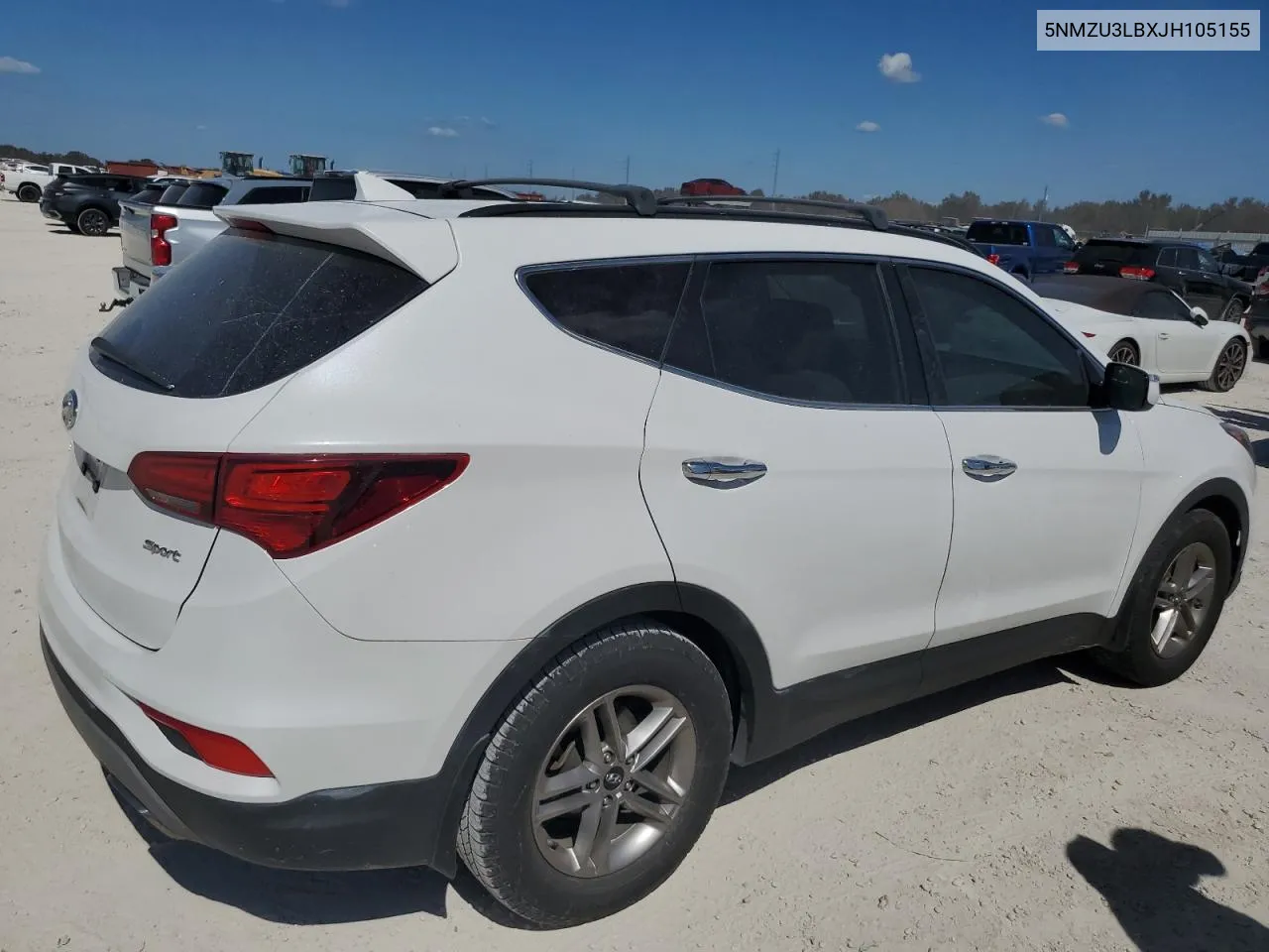 5NMZU3LBXJH105155 2018 Hyundai Santa Fe Sport