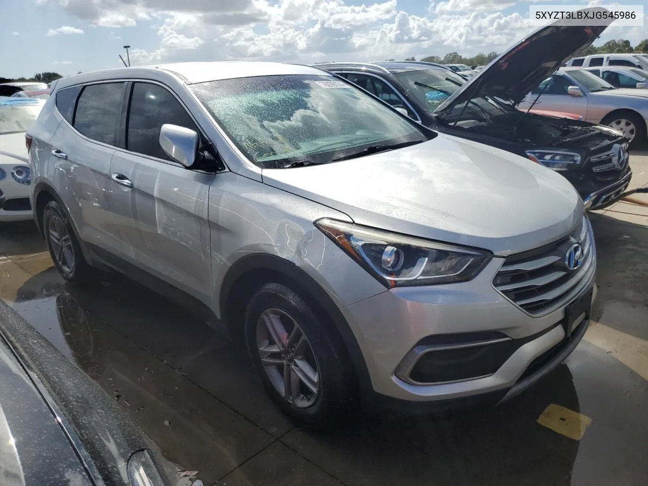 2018 Hyundai Santa Fe Sport VIN: 5XYZT3LBXJG545986 Lot: 76079174