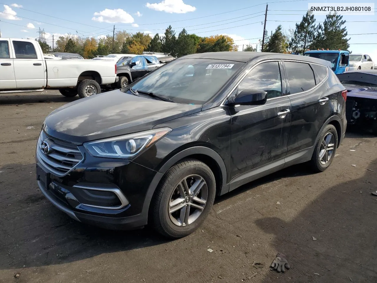 2018 Hyundai Santa Fe Sport VIN: 5NMZT3LB2JH080108 Lot: 76137794