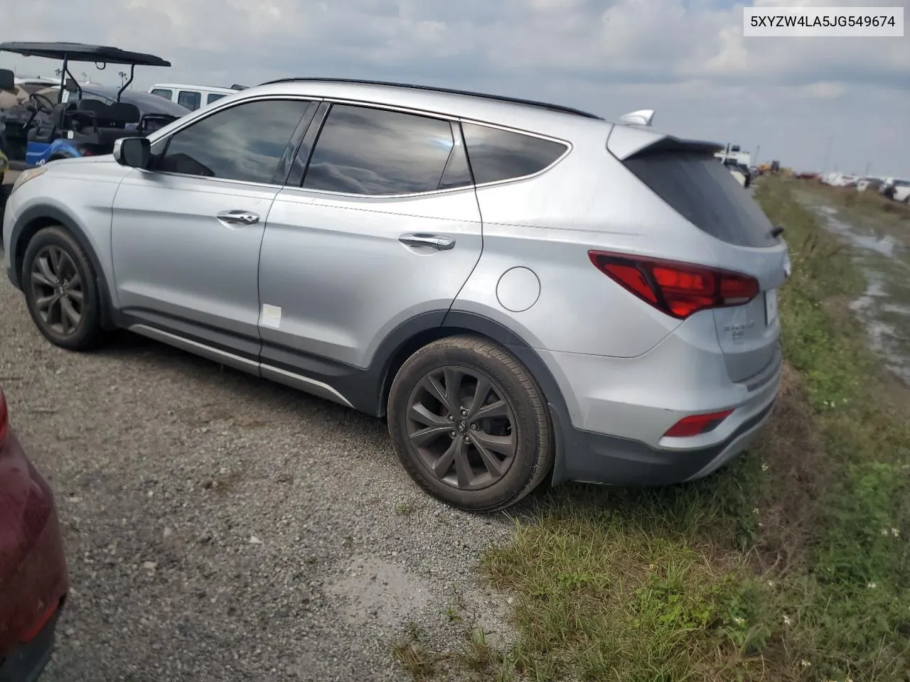 2018 Hyundai Santa Fe Sport VIN: 5XYZW4LA5JG549674 Lot: 76163864