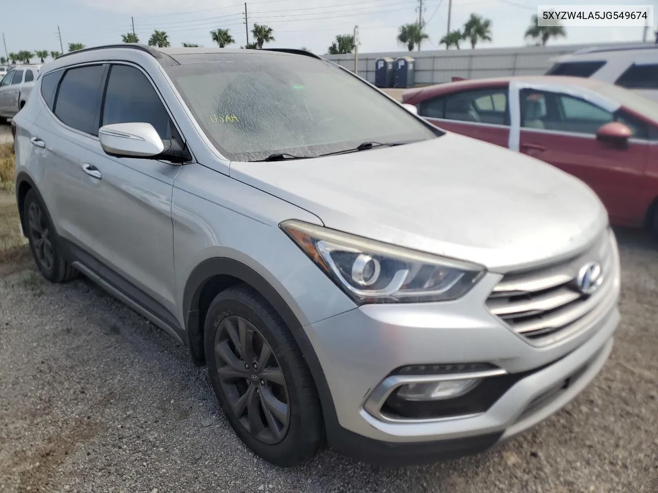 2018 Hyundai Santa Fe Sport VIN: 5XYZW4LA5JG549674 Lot: 76163864